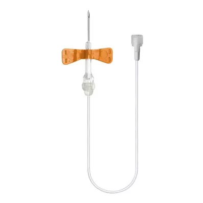 Venofix saugos venų taškas.25 G 0,5x19mm 30cm oranžinė, 1 vnt Venofix saugos venų taškas.25 G 0,5x19mm 30cm oranžinė, 1 vnt