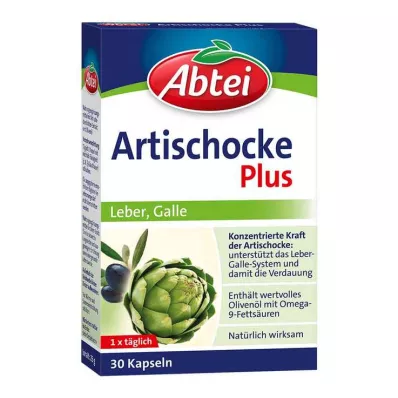 Abbey Artichoke Plus kapsulės, 30 vnt Abbey Artichoke Plus kapsulės, 30 vnt