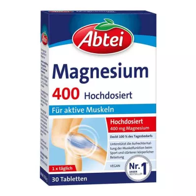 ABTEI Magnio 400 didelės dozės tabletės, 30 vnt ABTEI Magnio 400 didelės dozės tabletės, 30 vnt