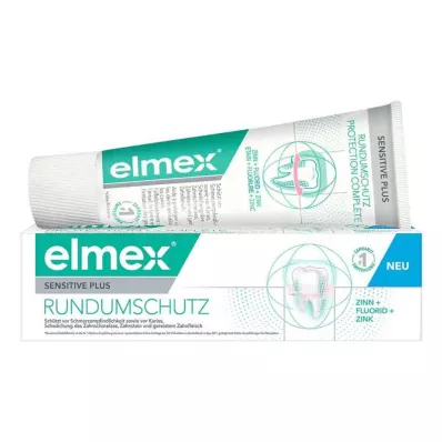 Elmex Sensitive Plus visapusiškai apsauganti dantų pasta (75 ml)