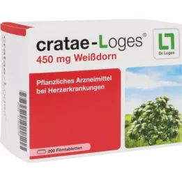 CRATAE-LOGES 450 mg gudobelių plėvele dengtos tabletės, 200 vnt