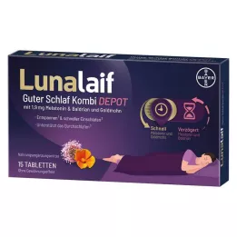 LUNALAIF Good Sleep Combi Depot tabletės, 15 vnt