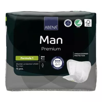 Abena Man Premium formula 1 vidpadžiai, 15 vnt
