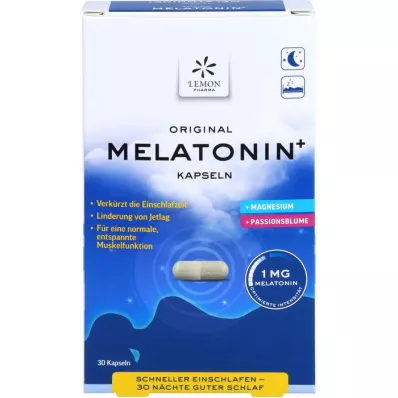 MELATONIN PLUS Kapsulės, 30 vnt