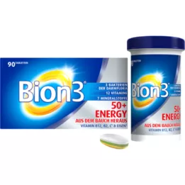BION3 50+ Energijos tabletės, 90 kapsulių