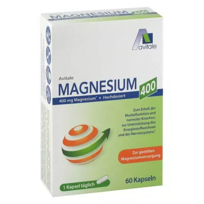 Magnio 400 mg kapsulės, 60 vnt