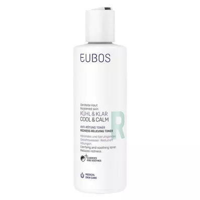 Eubos Cool & skaidrus tonikas nuo paraudimo, 200 ml Eubos Cool & skaidrus tonikas nuo paraudimo, 200 ml