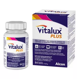 VITALUX Plus kapsulės, 84 kapsulės