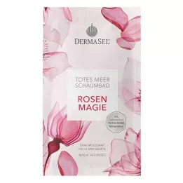 DERMASEL Negyvosios jūros burbulinė vonia Rose Magic, 40 ml