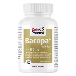 BACOPA Monnieri Brahmi 150 mg kapsulės, 60 kapsulių