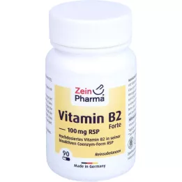 VITAMIN B2 FORTE 100 mg biologiškai aktyvios R5P kapsulės, 90 vnt