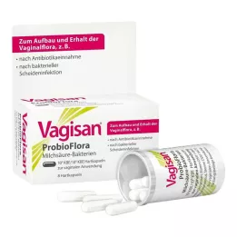 VAGISAN ProbioFlora pieno rūgšties bakterijų makšties kapsulės, 8 vnt