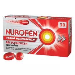 NUROFEN 400 mg minkštos kapsulės, 30 vnt