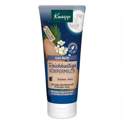 Kneipp turtingas kūno pienelis Good Night, 200 ml