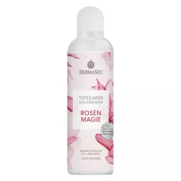 DERMASEL Negyvosios jūros dušo putos Rose Magic, 200 ml