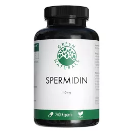GREEN NATURALS Spermidinas 1,6 mg veganiškos kapsulės, 240 vnt