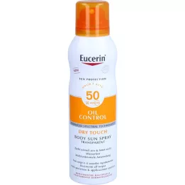 EUCERIN Sun Oil Control Body Transp.Aerozolis LSF 50, 200 ml