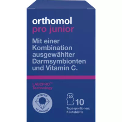 ORTHOMOL pro junior kramtomosios tabletės, 10 vnt