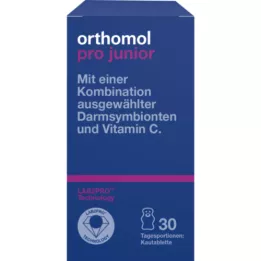 ORTHOMOL Pro Junior kramtomosios tabletės, 30 vnt