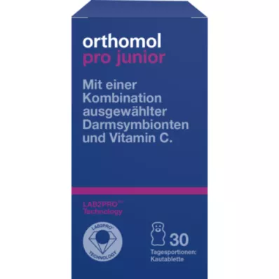 ORTHOMOL Pro Junior kramtomosios tabletės, 30 vnt