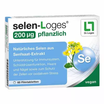 SELEN-LOGES 200 μg vaistažolių plėvele dengtos tabletės, 60 vnt