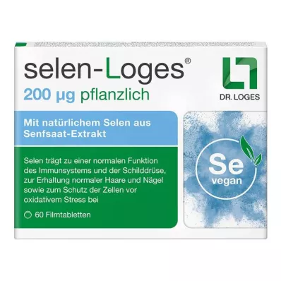 SELEN-LOGES 200 μg vaistažolių plėvele dengtos tabletės, 60 vnt