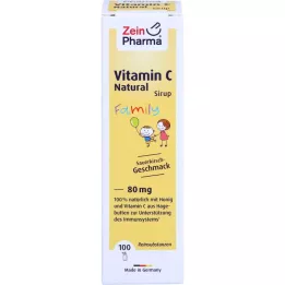 VITAMIN C NATURAL 80 mg Šeimos sirupas, 50 ml