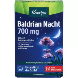 KNEIPP Valerijono naktis 700 mg plėvele dengtos tabletės, 30 vnt