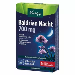 KNEIPP Valerijono naktis 700 mg plėvele dengtos tabletės, 30 vnt