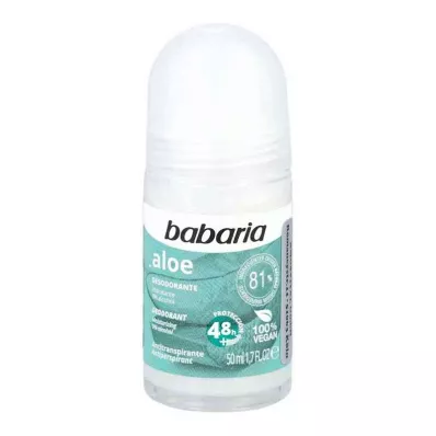 Babaria Aloe Vera suvyniojamas dezodorantas 48 val. (50 ml) Babaria Aloe Vera suvyniojamas dezodorantas 48 val. (50 ml)