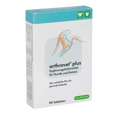 CP arthrovet plus papildomas maistas šunims/katėms, 90 vnt
