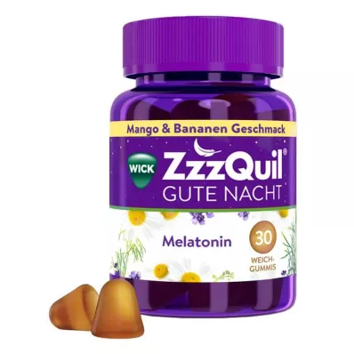 WICK Zzzquil Goodnight Mango & Bananas, 30 vnt WICK Zzzquil Goodnight Mango & Bananas, 30 vnt