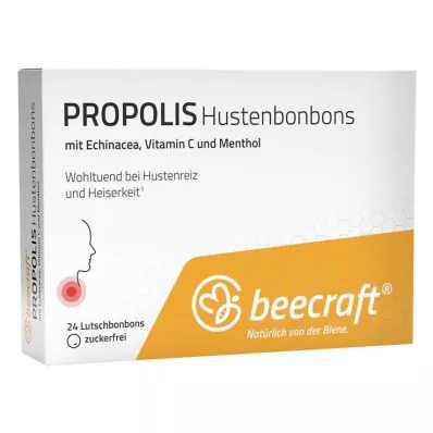 Beecraft Propolis saldainiai nuo kosulio, 24 vnt