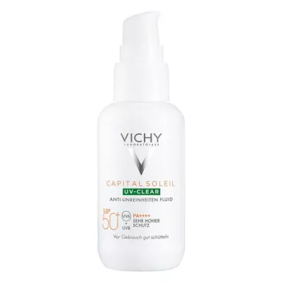 Vichy Capital Soleil UV-Skaidrus LSF 50 + , 40 ml Vichy Capital Soleil UV-Skaidrus LSF 50 + , 40 ml