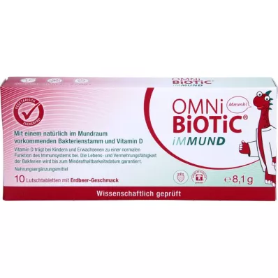 OMNI BiOTiC iMMUND pastilės, 10 vnt