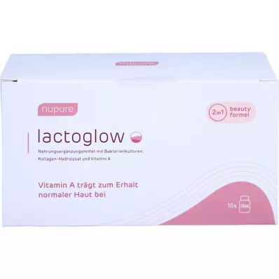 NUPURE Lactoglow geriamosios ampulės, 10X10 ml