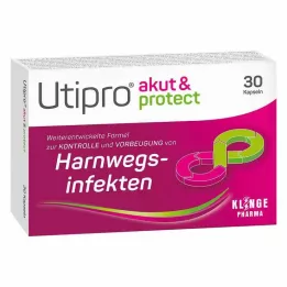 UTIPRO akut &amp; apsauginės kietosios kapsulės, 30 vnt