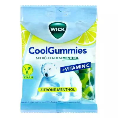 WICK CoolGummies Lemon Menthol, 90 g WICK CoolGummies Lemon Menthol, 90 g