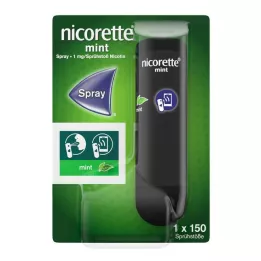 NICORETTE Mėtų purškalas 1 mg/purškiamasis švirkštas NFC, 1 vnt