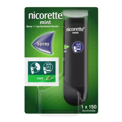 nicorette Mint Spray su 1 mg nikotino vienam purškikliui, 1 vnt