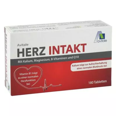 HERZ INTAKT su kalio+magnio+B-vitaminų tabletėmis, 120 vnt