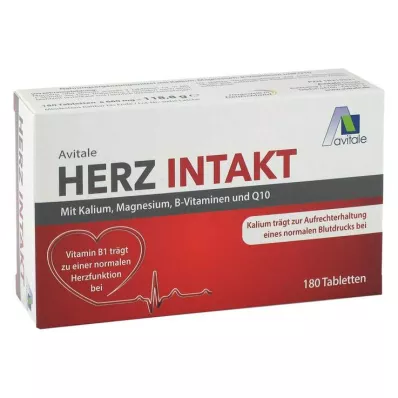 HERZ INTAKT su kalio+magnio+B-vitaminų tabletėmis, 180 vnt