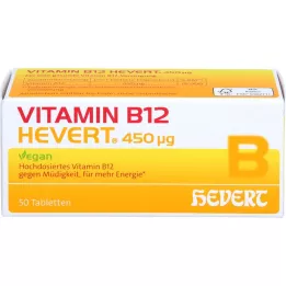 VITAMIN B12 HEVERT 450 μg tabletės, 50 vnt