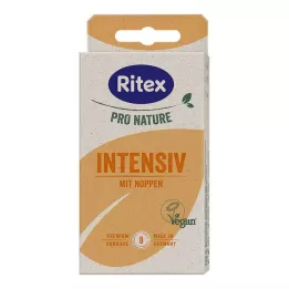 RITEX PRO NATURE INTENSIV veganiški prezervatyvai, 8 vnt