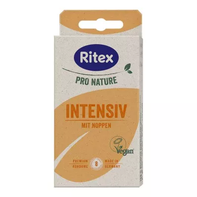 Ritex Pro Nature Intensive veganiški prezervatyvai, 8 vnt