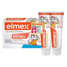 ELMEX Dantų pasta 2-6 metų vaikams Duo Pack, 2X50 ml