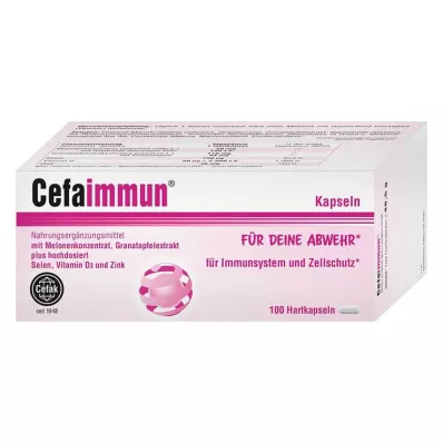Cefaimmun kietos kapsulės, 100 vnt