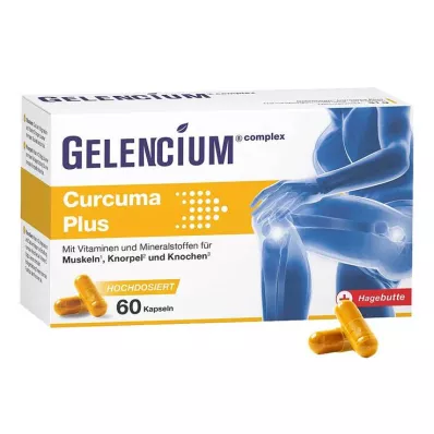 Gelencium Curcuma Plus didelė dozė su vitaminu C kapsulėmis, 60 vnt
