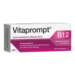 VITAPROMPT 1000 mikrogramų plėvele dengtos tabletės, 50 vnt
