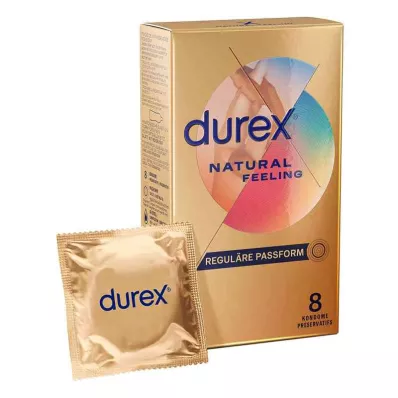 Durex Natural Feeling prezervatyvai (8 vnt.) Durex Natural Feeling prezervatyvai (8 vnt.)